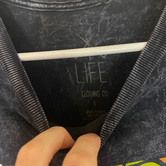 Black Graphic Short Sleeve Tee - Picture 2 of 2